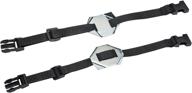 celsius sure grip ice cleats with buckle-on straps silver/black - universal fit for shoes & boots - ic-1 логотип