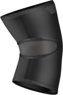 shock doctor knee brace compression sleeve support: alleviate pain & promote healing for various knee conditions. ideal for sports & increased blood flow. suitable for men & women, left or right leg. логотип