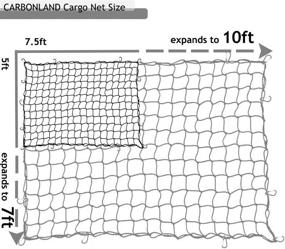 img 3 attached to Сетка для груза в грузовом отсеке совместима с карабинами CARBONLAND