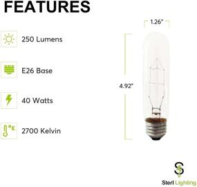 img 3 attached to 💡 Clear Tubular Incandescent Medium 120 Volt: Illuminate Your Space with Style and Efficiency