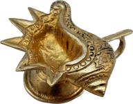 🪔 itos365 brass diyas for pooja - deepak for puja aarti - oil lamp - pooja articles décor - showpieces - housewarming decoration - religious diwali gifts logo