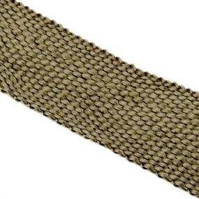 img 3 attached to 🔥 Stark Industries - 1-Inch x 50ft Fiberglass Titanium Exhaust Wrap with Stainless Steel Ties (11.8in) - Heat Shield Sleeve for Automotive and Motorcycle Headers