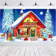 christmas backdrop background decorative supplies，72 8 logo