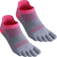 lightweight running athletic breathable toesock logo