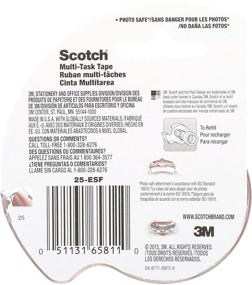 img 1 attached to 🔗 Scotch MultiTask Tape (MMM25): Versatile Adhesive for Various Projects