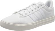 👟 adidas boys daily sneaker white: classic and stylish footwear for active boys logo