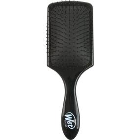 img 4 attached to 💦 Wet Brush Paddle Detangler Brush - Черный, 1 шт, 1 шт: Идеальный инструмент для ухода за волосами для безупречного расчесывания без узлов.