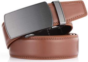 img 3 attached to Autolock Automatic Enclosed Men's Belt - Essential Accessory in Men's Fashion