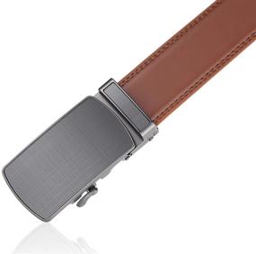 img 1 attached to Autolock Automatic Enclosed Men's Belt - Essential Accessory in Men's Fashion