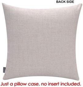 img 3 attached to 🏡 Premium Lake House Relax Decor: TRENDIN Throw Pillow Case with Cotton Linen Square Cushion Cover for Sofa Armchair - 18 x 18 Inch (PL253TR)