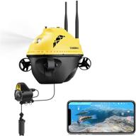 chasing f1 underwater drone: portable submersible with 1080p full hd camera, night infrared scene, 96 ft depth & temperature detection, real-time display, underwater camcorders for ice fishing logo