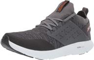 👟 skechers men's horizon charcoal orange fashion sneakers - stylish men's shoes logo