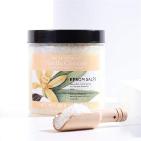 img 2 attached to Spa Luxetique Epsom Bath Salts for Soaking, Epsom Salts Foot Soak, Bath Salts Gift Set with Wooden Scoop, Hydrating Skin, Relaxing Bath Salts for Women or Men. Ideal Christmas Gifts.
