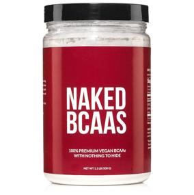 img 4 attached to 🌱Натуральный порошок аминокислот BCAA для веганов - 100 порций | Без вкуса, 500 г | 100% чистая формула 2:1:1 | Моментальный природный добавка BCAA для улучшения мышечной выносливости