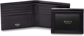 img 1 attached to Bosca Nappa 👝 Vitello Collection Passcase Wallet