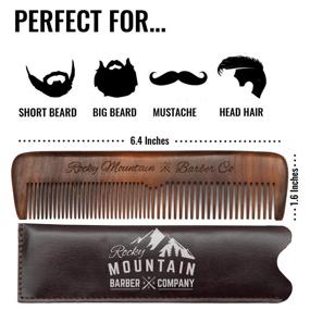 img 2 attached to Hair Comb Anti Static Mustache Carrying: Tangle-Free Solution for Perfect Grooming