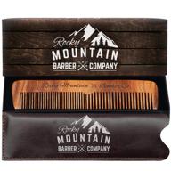 hair comb anti static mustache carrying: tangle-free solution for perfect grooming logo