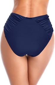 img 2 attached to 👙 SHEKINI Women's Ruched Bikini Bottoms: Trendy Swimwear for Fashionable Women!