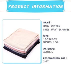 img 1 attached to 🧣 Adorable Toddler Infinity Scarves: Essential Cold Weather Accessories for Girls and Boys