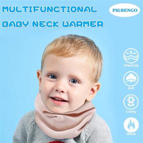 img 3 attached to 🧣 Adorable Toddler Infinity Scarves: Essential Cold Weather Accessories for Girls and Boys