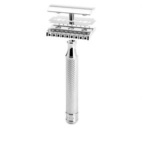 img 1 attached to 🪒 MÜHLE TRADITIONAL R41 Double Edge Safety Razor (Open Comb) – Premium Men's Razor for Daily Use, Superior Barbershop Quality Close & Smooth Shaving Experience