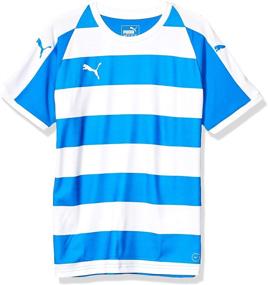 img 3 attached to Джерси PUMA для девочек "Electric Lemonadewhite Hooped Jersey": Одежда и активный спортивный костюм