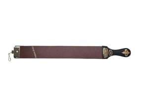 img 4 attached to 🐄 Top Grain Cowhide Fromm Razor Strop Blade Sharpener, Brown, 2.5 x 23 Inch, IRS127