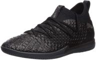 puma future netfit black puma silver men's shoes логотип