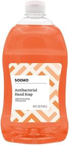 img 4 attached to 🧼 Solimo Antibacterial Liquid Hand Soap Refill - Light Moisturizing, Triclosan-Free – 56 Fluid Ounces, Pack of 1 by Amazon Brand