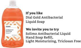 img 2 attached to 🧼 Solimo Antibacterial Liquid Hand Soap Refill - Light Moisturizing, Triclosan-Free – 56 Fluid Ounces, Pack of 1 by Amazon Brand