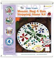 💎 diamond tech bug-a-boo mosaic stepping stone kit: unleash creativity and learning! logo