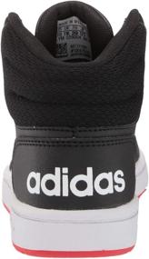 img 2 attached to White Black Adidas Unisex Youth Hoops Athletic Shoes for Girls