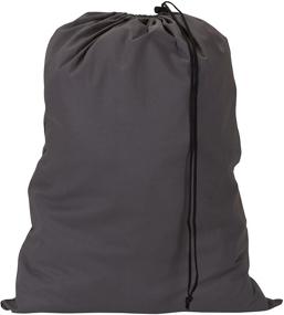 img 4 attached to 🧺 Premium Extra Large Cotton Laundry Bag: Heavy Duty Grey Hamper Liner for Household Essentials