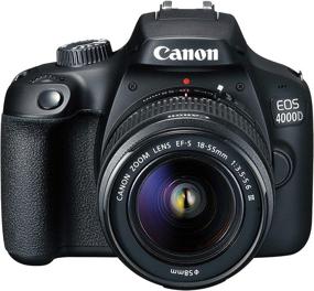 img 3 attached to Canon EOS 4000D DSLR-камера с объективом 18-55 мм f/3.5-5.6, картой памяти на 64 ГБ, чехлом для переноски, штативом и дополнительными аксессуарами (Комплект из 28 предметов)