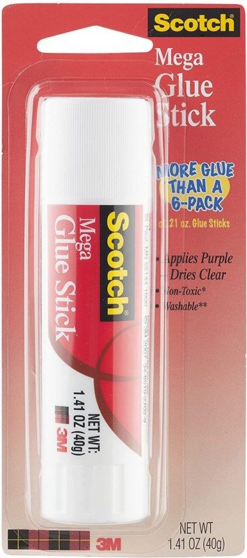 Colorations® Jumbo Washable Purple Glue Sticks - Set of 48, 1.41oz Each
