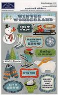 karen foster design winter wonderland scrapbooking sticker sheet - acid & lignin free logo
