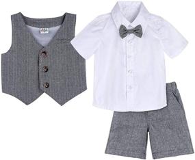 img 2 attached to 👶 Boys' Clothing: Modern Toddler Boys Gentleman Outfit – Perfect for All Occasions