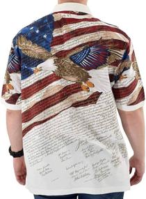 img 1 attached to 👕 Cotton Traders Patriotic BENJI 31 Men's Allover Clothing Shirts