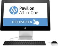 💻 hp pavilion 22-a113w intel pentium g3260t all-in-one desktop: powerful 2.9ghz processor, 4gb ram, 1tb storage, windows 10 home logo