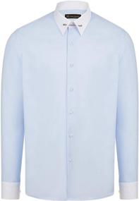 img 2 attached to 👔 Oxford Business Wedding Shirts for Men - Jack Martin Clothing