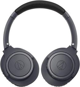 img 2 attached to Audio-Technica ATH-SR30BTBK Charcoal Gray Wireless Over-Ear Headphones with Bluetooth