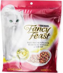 img 1 attached to 🐱 Purina Fancy Feast Gourmet Cat Food: Filet Mignon with Real Seafood & Shrimp – 16 oz. (Pack of 2)
