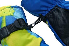 img 1 attached to 🧤 M2C Waterproof Ski & Snowboarding Gloves for Boys with Cozy Velvet Lining