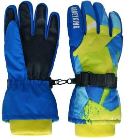 img 3 attached to 🧤 M2C Waterproof Ski & Snowboarding Gloves for Boys with Cozy Velvet Lining