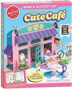 img 4 attached to 🏪 Cute Café Craft Kit: Create Your Mini Clay World with Klutz