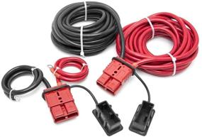 img 2 attached to 🔌 Black RS108 Quick Disconnect Winch Power Cable for Standard Size Winches - 24 FT, Rough Country