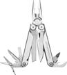 leatherman curl multitool: your ultimate stainless steel everyday essential tool with nylon sheath logo