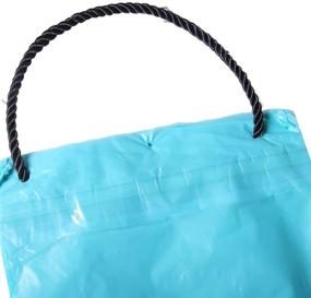 img 2 attached to WildAuto Disposable Vomit Bag: Car Garbage Bag with Hang Rope - 50PCS (Blue)
