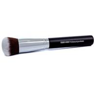 mineral powder foundation makeup brush: round top kabuki brush for precise loose and compact mineral application – soft, dense synthetic bristles for setting, finishing, and buffing liquid & cream products – cruelty-free logo