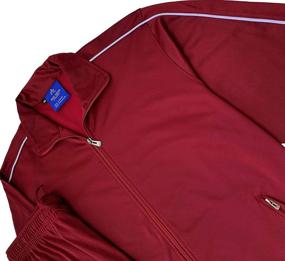 img 3 attached to Классическая спортивная одежда Спортивная куртка Спортивные брюки Спортивный костюм